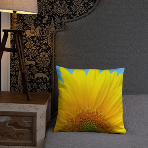 Sunflower Throw Pillow Insert Included Shape Retaining - Dipaliz - Pillows