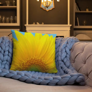 Sunflower Throw Pillow Insert Included Shape Retaining - Dipaliz - Pillows