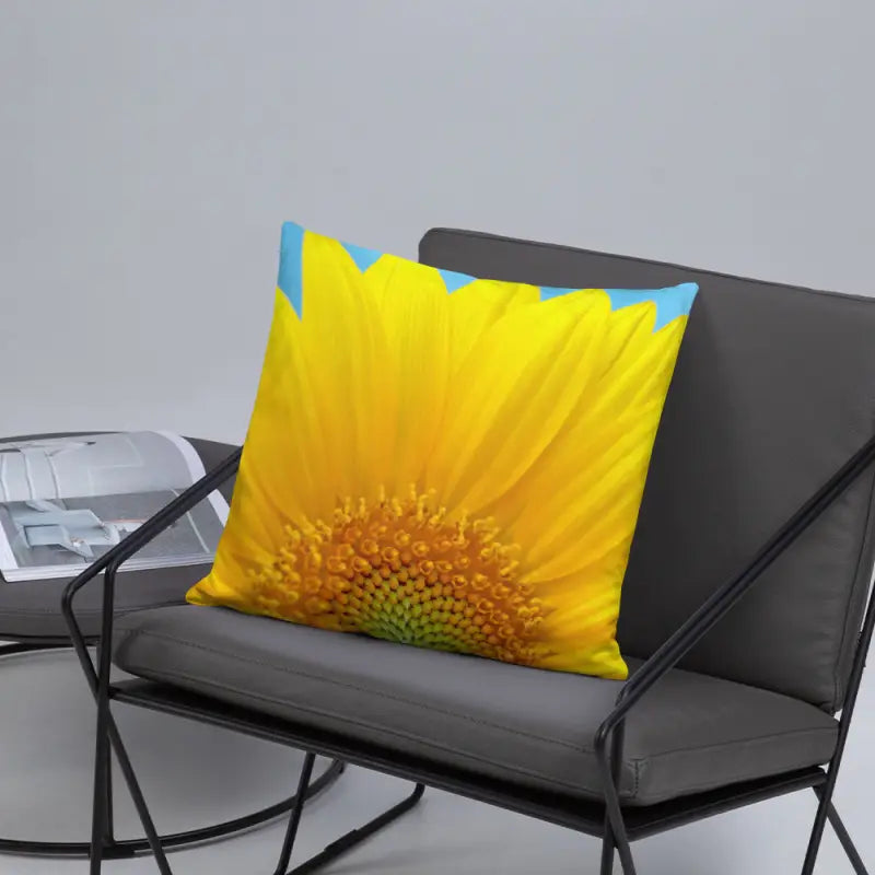 Luxe Sunflower Bliss Throw Pillow with Insert Included - Home Decor