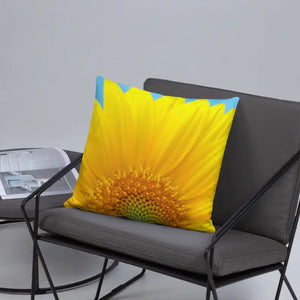 Sunflower Throw Pillow Insert Included Shape Retaining - Dipaliz - Pillows