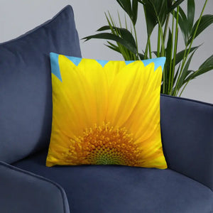 Sunflower Throw Pillow Insert Included Shape Retaining - Dipaliz - Pillows