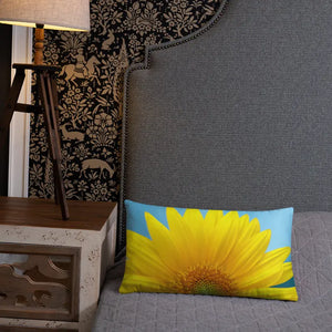 Sunflower Throw Pillow Insert Included Shape Retaining - Dipaliz - Pillows