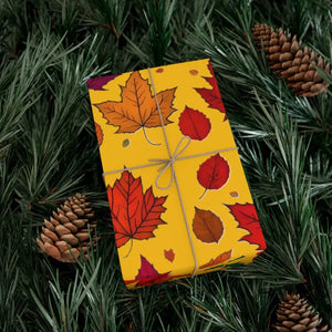 Gift Wrap Papers Autumn Leaves Eco-friendly Sustainable - Dipaliz - Wrapping Paper