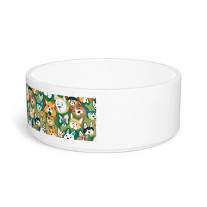 Dog Print Pet Bowl - Chic Luxury Dining - Dipaliz - 16oz - Bowls Feeders & Waterers