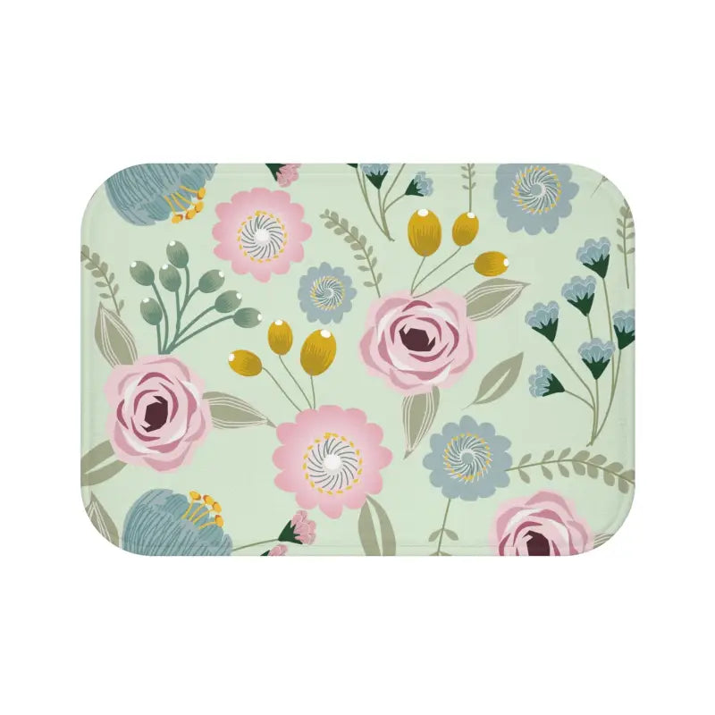 Bath Mat – Cozy Floral Style | Dipaliz - 24’’ × 17’’ - Mats & Rugs