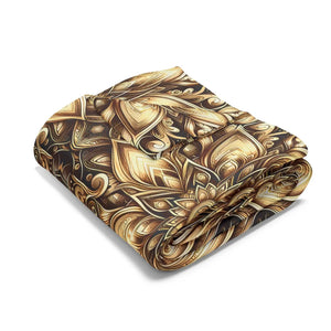 Luxurious Floral Pattern Arctic Fleece Blanket - Dipaliz - Blankets