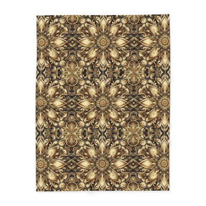 Luxurious Floral Pattern Arctic Fleece Blanket - Dipaliz - Blankets