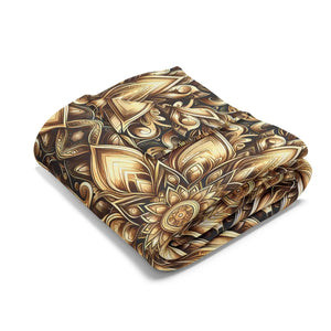 Luxurious Floral Pattern Arctic Fleece Blanket - Dipaliz - Blankets