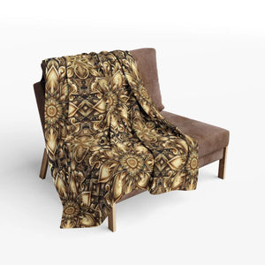 Luxurious Floral Pattern Arctic Fleece Blanket - Dipaliz - Blankets