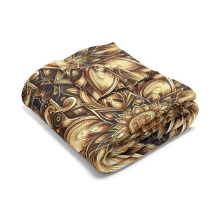 Floral Pattern Arctic Fleece Blanket - Ultra Cozy Luxury - Dipaliz - Blankets