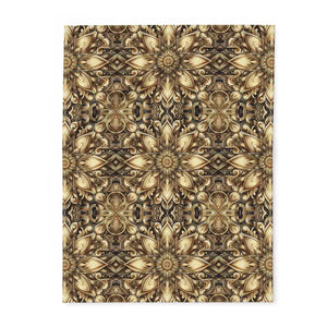 Floral Pattern Arctic Fleece Blanket - Ultra Cozy Luxury - Dipaliz - 30’’ × 40’’ - Blankets