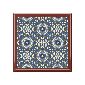 Luxurious Geometric Jewelry Box with Soft Felt Keeps Valuables Safe - Dipaliz