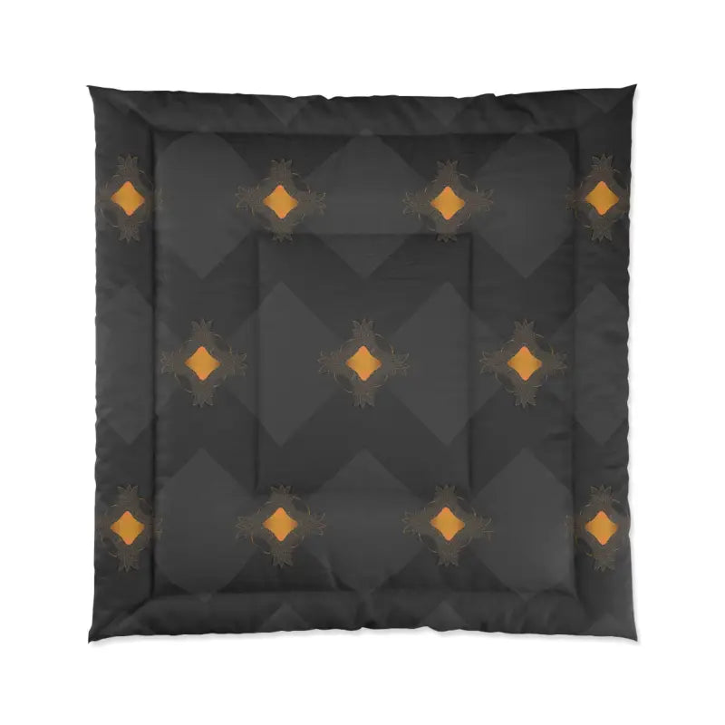 Wrap Up in Cozy Luxury with Unique Gold Pattern Comforter - 88’’ × Home Decor