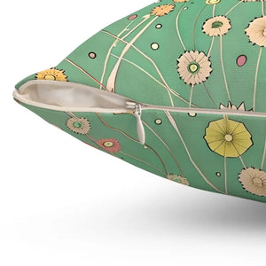 Home Decor - Spun Polyester Square Pillow - Vibrant - Dipaliz