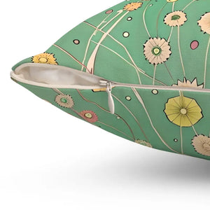 Home Decor - Spun Polyester Square Pillow - Vibrant - Dipaliz