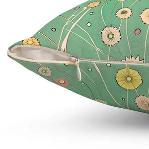 Home Decor - Spun Polyester Square Pillow - Vibrant - Dipaliz