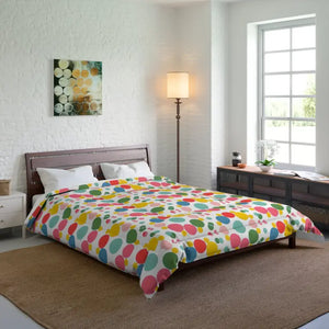 Large Polka Dots Comforter - Bold Cozy Style - Dipaliz - 88’’ × - Quilts & Comforters