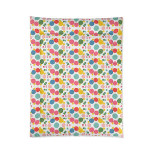 Large Polka Dots Comforter - Bold Cozy Style - Dipaliz - Quilts & Comforters