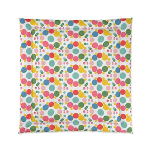 Large Polka Dots Comforter - Bold Cozy Style - Dipaliz - Quilts & Comforters