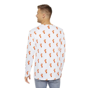 Men’s Long Sleeve Fox Tee - Premium Luxury Style - Dipaliz - T-shirts