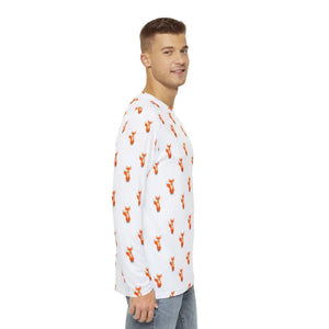 Men’s Long Sleeve Fox Tee - Premium Luxury Style - Dipaliz - T-shirts