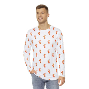 Men’s Long Sleeve Fox Tee - Premium Luxury Style - Dipaliz - Xs - T-shirts
