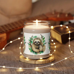 Scented Soy Candle - Relaxing Sloth Design for Home Calm - Dipaliz - Candles