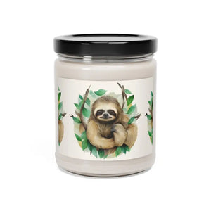 Scented Soy Candle - Relaxing Sloth Design for Home Calm - Dipaliz - Candles