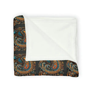 Soft Polyester Blanket - Paisley Pattern Cozy Throw - Dipaliz - Blankets