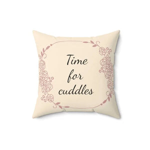 Polyester Square Pillow - Time for Cuddles Comfort Style - Dipaliz - 16’’ × - Throw Pillows