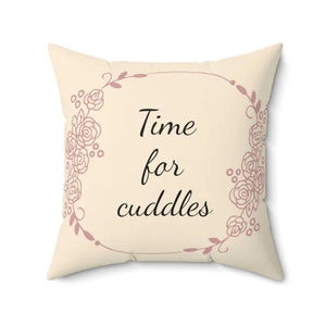 Polyester Square Pillow - Time for Cuddles Comfort Style - Dipaliz - Throw Pillows
