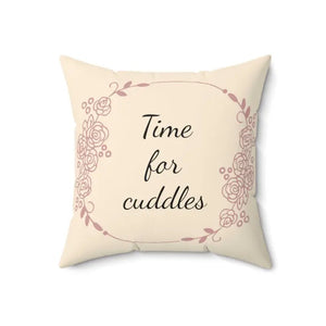 Polyester Square Pillow - Time for Cuddles Comfort Style - Dipaliz - Throw Pillows