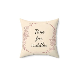 Polyester Square Pillow - Time for Cuddles Comfort Style - Dipaliz - Throw Pillows