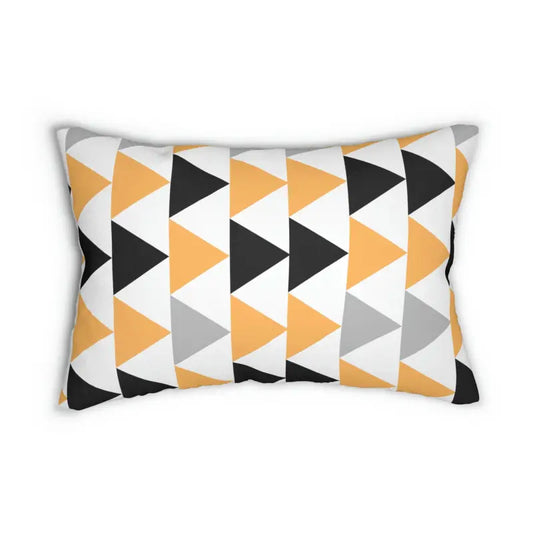 Elevate your Space with a Stylish Polyester Lumbar Pillow - 20’’ × 14’’ Home Decor