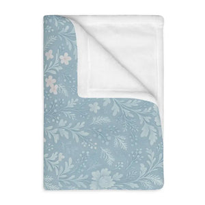 Velveteen Microfiber Blanket Cozy Floral Design - Dipaliz - Blankets