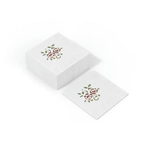 White Coined Napkins - Elegant Dining Essential - Dipaliz - Paper