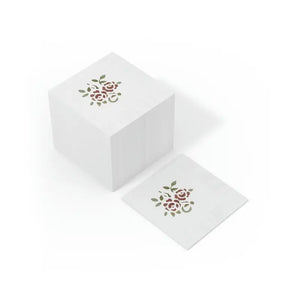 White Coined Napkins - Elegant Dining Essential - Dipaliz - Paper