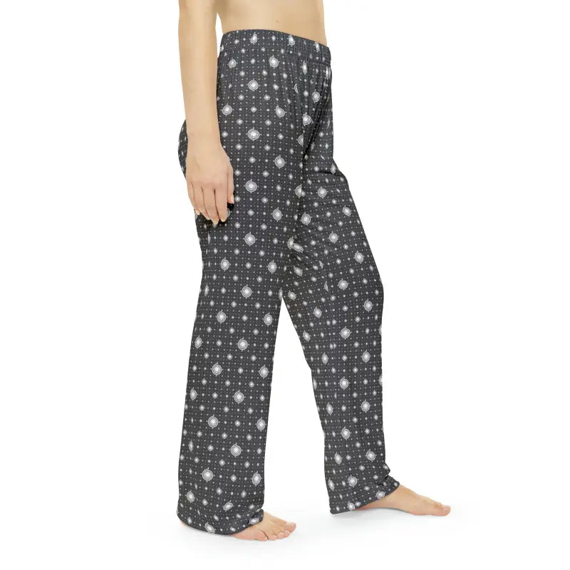 Dreamy White Swirls Women’s Pajama Pants for Ultimate Comfort