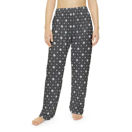 Dreamy White Swirls Women’s Pajama Pants for Relaxing Nights - s