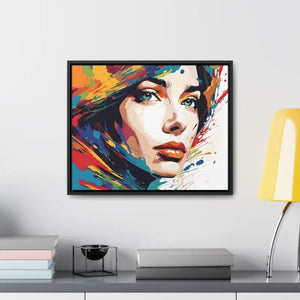 Pretty Woman Horizontal Frame - Modern Chic Wall Art - Dipaliz - Posters Prints & Visual Artwork