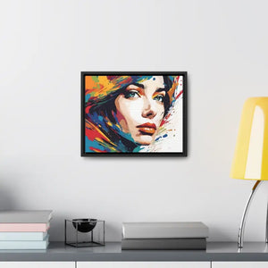 Pretty Woman Horizontal Frame - Modern Chic Wall Art - Dipaliz - Posters Prints & Visual Artwork