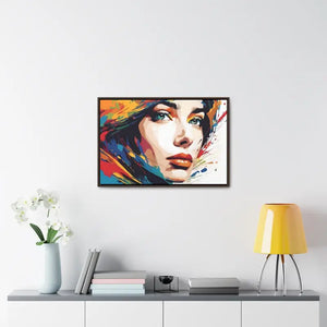 Pretty Woman Horizontal Frame - Modern Chic Wall Art - Dipaliz - Posters Prints & Visual Artwork