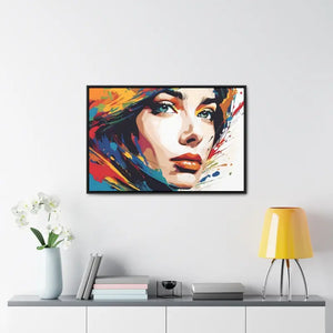 Pretty Woman Horizontal Frame - Modern Chic Wall Art - Dipaliz - Posters Prints & Visual Artwork