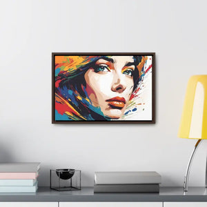 Pretty Woman Horizontal Frame - Modern Chic Wall Art - Dipaliz - Posters Prints & Visual Artwork