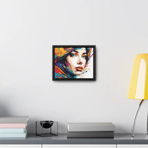 Pretty Woman Horizontal Frame - Modern Chic Wall Art - Dipaliz - Posters Prints & Visual Artwork