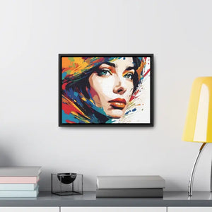 Pretty Woman Horizontal Frame - Modern Chic Wall Art - Dipaliz - Posters Prints & Visual Artwork