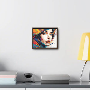 Pretty Woman Horizontal Frame - Modern Chic Wall Art - Dipaliz - Posters Prints & Visual Artwork