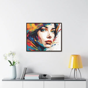 Pretty Woman Horizontal Frame - Modern Chic Wall Art - Dipaliz - Posters Prints & Visual Artwork