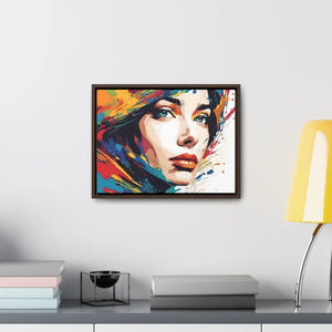 Pretty Woman Horizontal Frame - Modern Chic Wall Art - Dipaliz - Posters Prints & Visual Artwork
