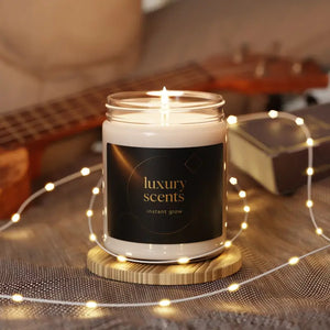 Luxury Scented Soy Candle Instant Glow Reusable Glass Dipaliz - Candles